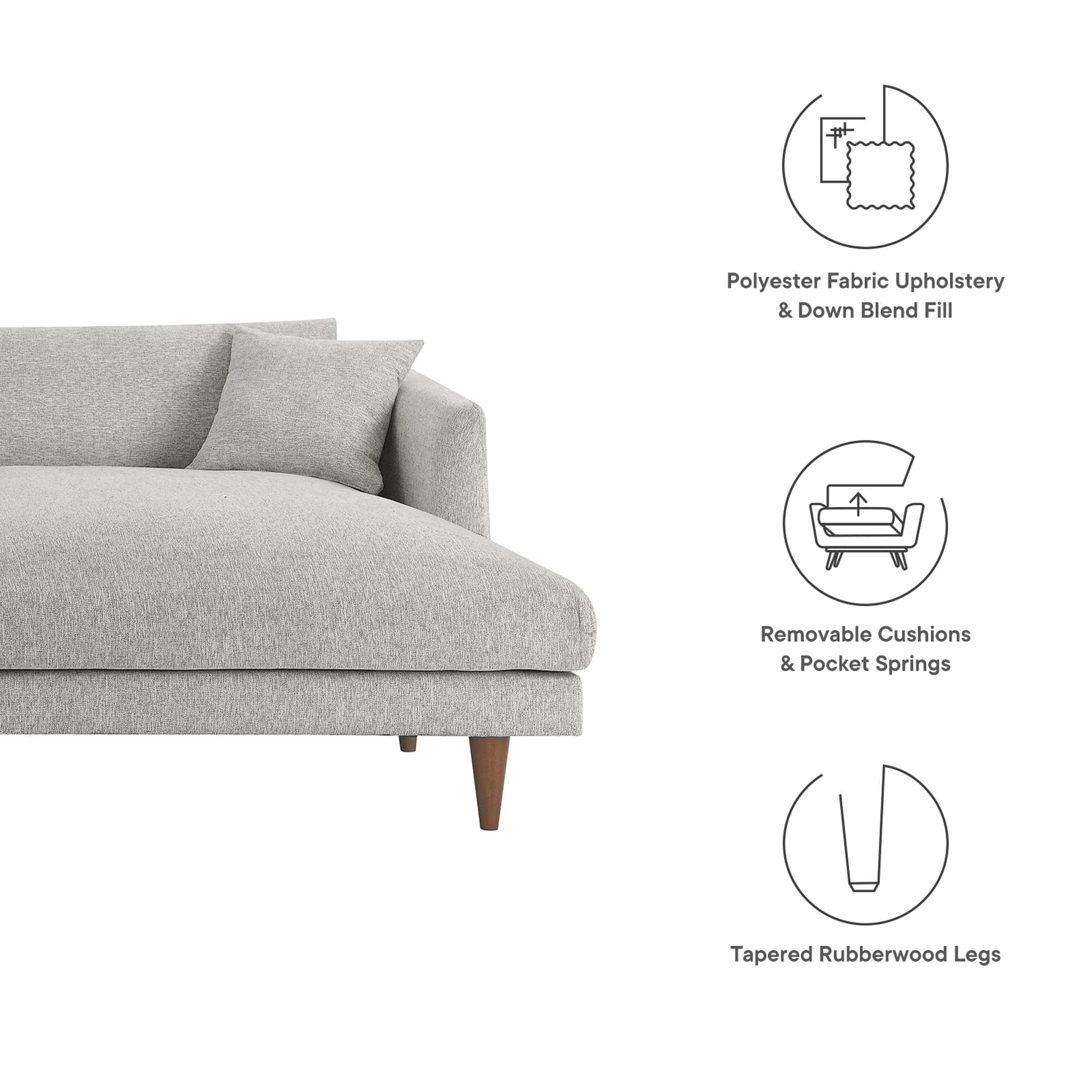 Zoya Right-Facing Sectional Sofa