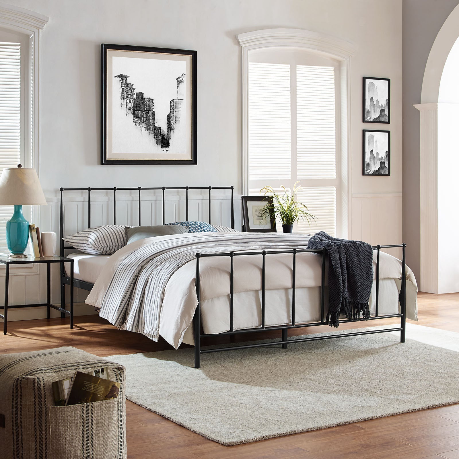 Estate Brown King Bed Frame