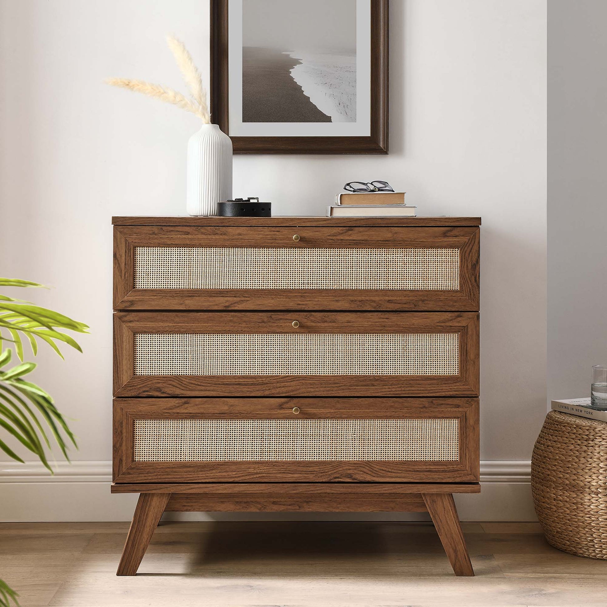 Soma 3-Drawer Oak Dresser