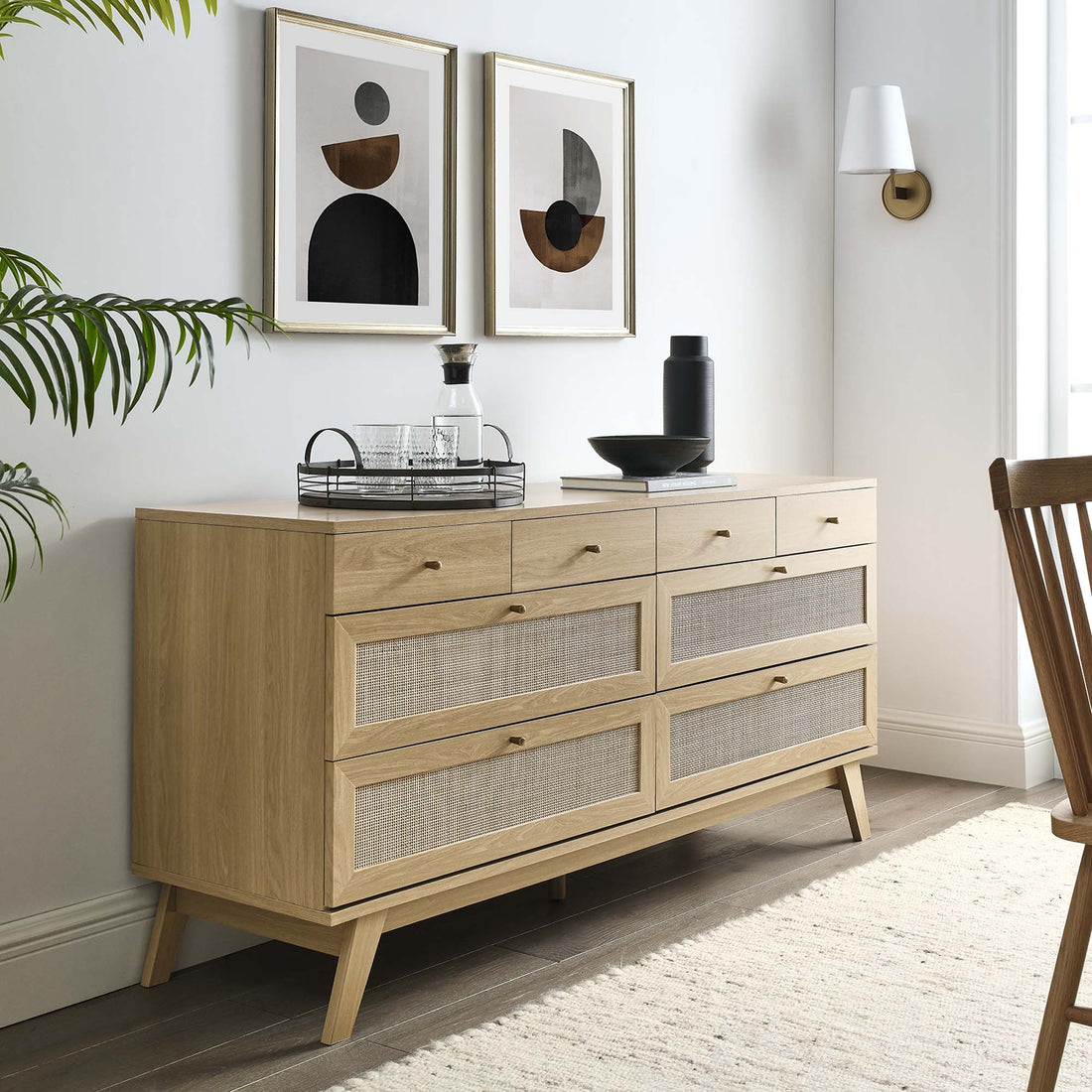Soma 8-Drawer Dresser Oak