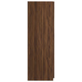 Stylish 2-Door Wardrobe Closet in Oak and Walnut