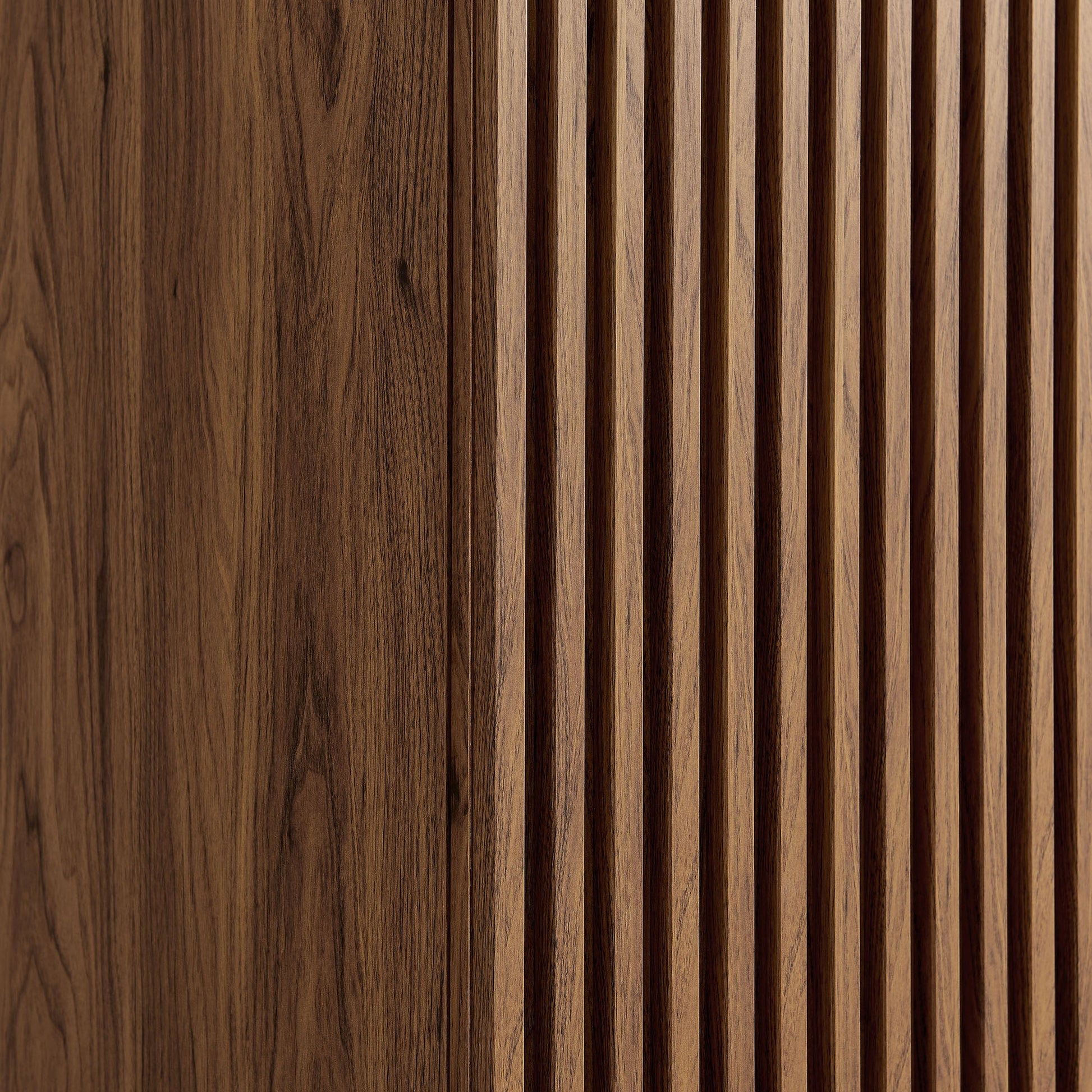 Stylish 2-Door Wardrobe Closet in Oak and Walnut