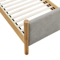 Maven Upholstered Platform Bed - Queen Size