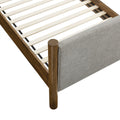Maven Upholstered Platform Bed - Queen Size