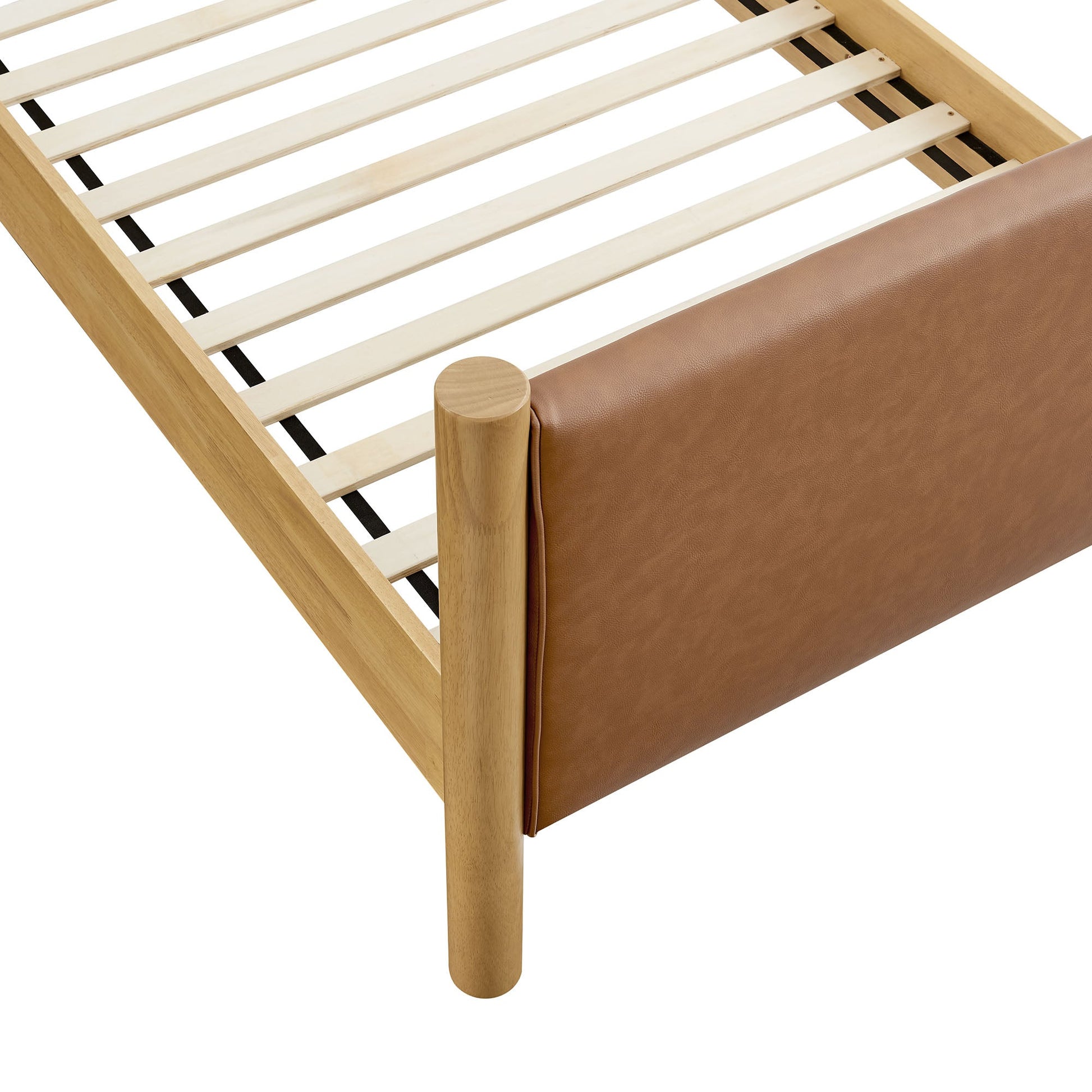 Maven Upholstered Platform Bed - Queen Size