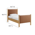 Maven Upholstered Platform Bed - Queen Size