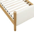 Maven Upholstered Platform Bed - Queen Size