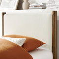 Maven Upholstered Platform Bed - Queen Size
