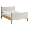 Maven Upholstered Platform Bed - Queen Size