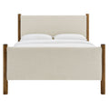 Maven Upholstered Platform Bed - Queen Size