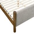 Maven Upholstered Platform Bed - Queen Size