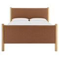 Maven Upholstered Platform Bed - Queen Size