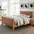 Maven Upholstered Platform Bed - Queen Size