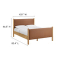 Maven Upholstered Platform Bed - Queen Size