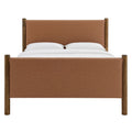 Maven Upholstered Platform Bed - Queen Size
