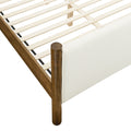 Maven Upholstered Platform Bed - Queen Size