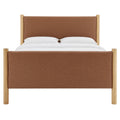 Maven Upholstered Platform Bed - Queen Size