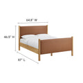 Maven Upholstered Platform Bed - Queen Size