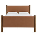 Maven Upholstered Platform Bed - Queen Size
