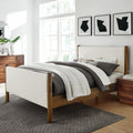 Maven Upholstered Platform Bed - Queen Size