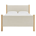 Maven Upholstered Platform Bed - Queen Size