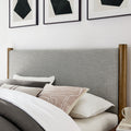 Maven Upholstered Platform Bed - Queen Size