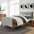 Maven Upholstered Platform Bed - Queen Size