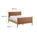 Maven Upholstered Platform Bed - Queen Size