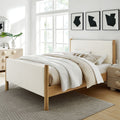 Maven Upholstered Platform Bed - Queen Size