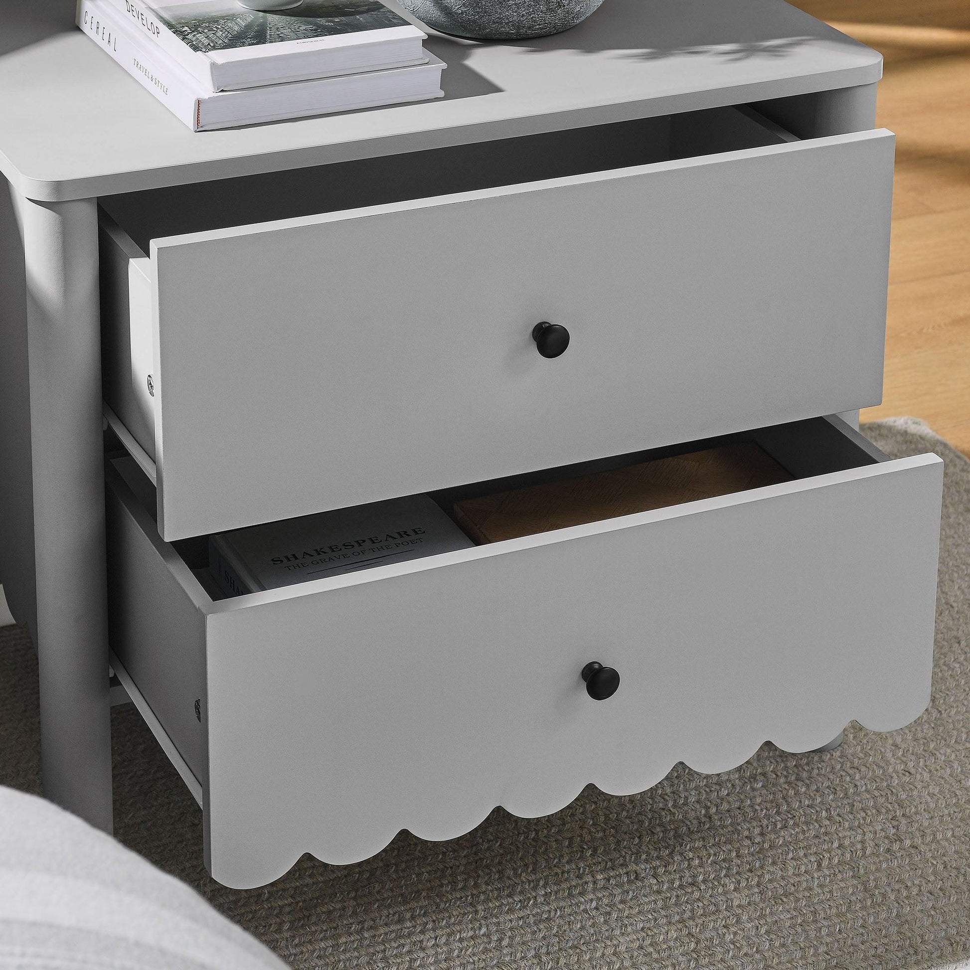 Emmeline 2-Drawer Nightstand