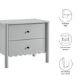 Emmeline 2-Drawer Nightstand