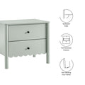 Emmeline 2-Drawer Nightstand