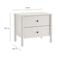 Emmeline 2-Drawer Nightstand