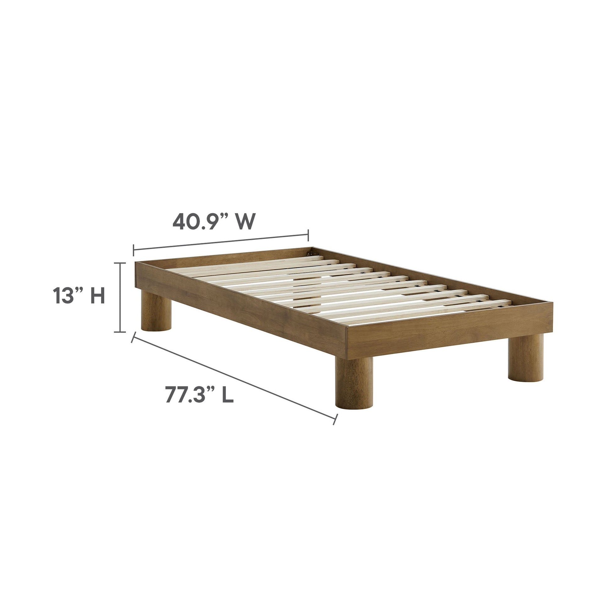 Runa Platform Bed French Oak