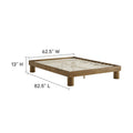 Runa Platform Bed French Oak