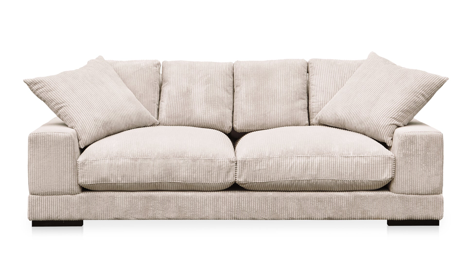 Modern Charcoal Plunge Sofa