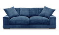 Modern Charcoal Plunge Sofa