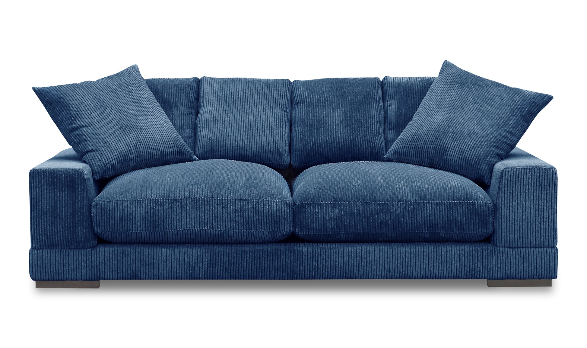 Modern Charcoal Plunge Sofa