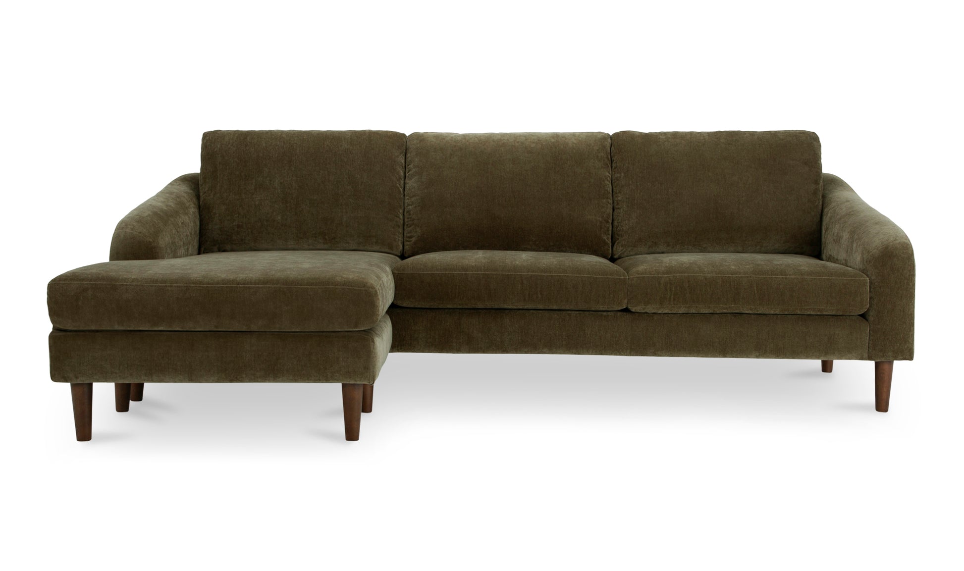 Quinn Sectional Dark Brown