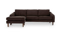 Quinn Sectional Dark Brown
