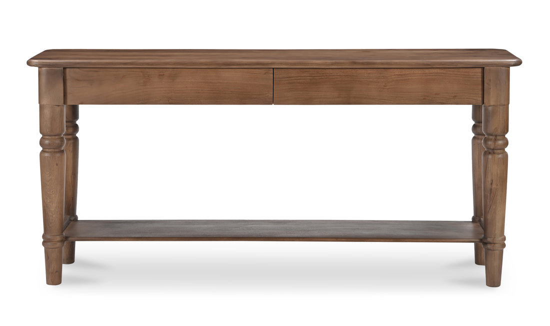 Russet Brown Console Table
