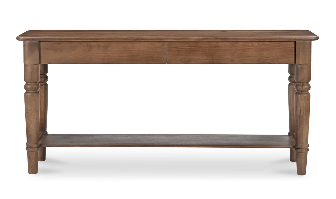 Russet Brown Console Table