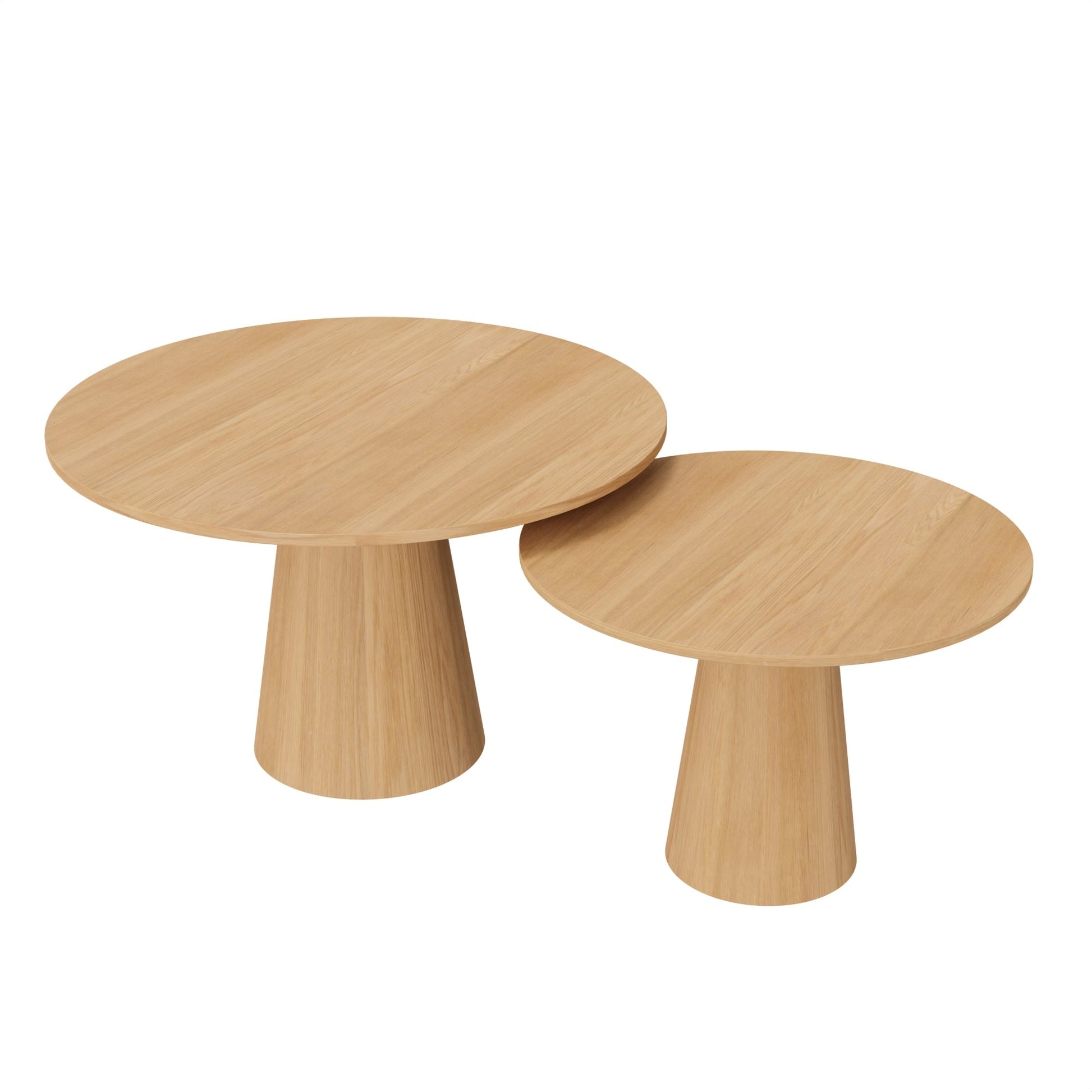 Alpine Furniture Cove Round Side Tables