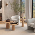 Alpine Furniture Cove Round Side Tables