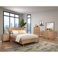 Modern Easton Platform Bed with Stylish Gold Legs