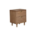 Stylish Easton Mahogany Two Drawer Nightstand for Bedrooms