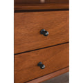 Mid-Century Modern Flynn Large Nightstand with Acorn Finish