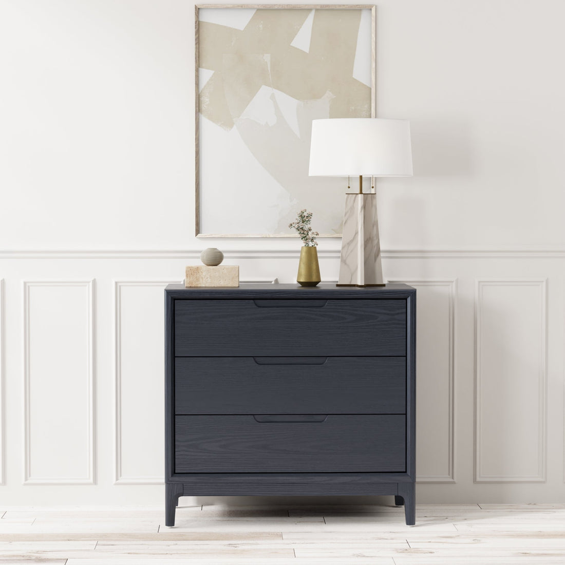 Stylish June Chest in Vintage Black for Modern Bedrooms