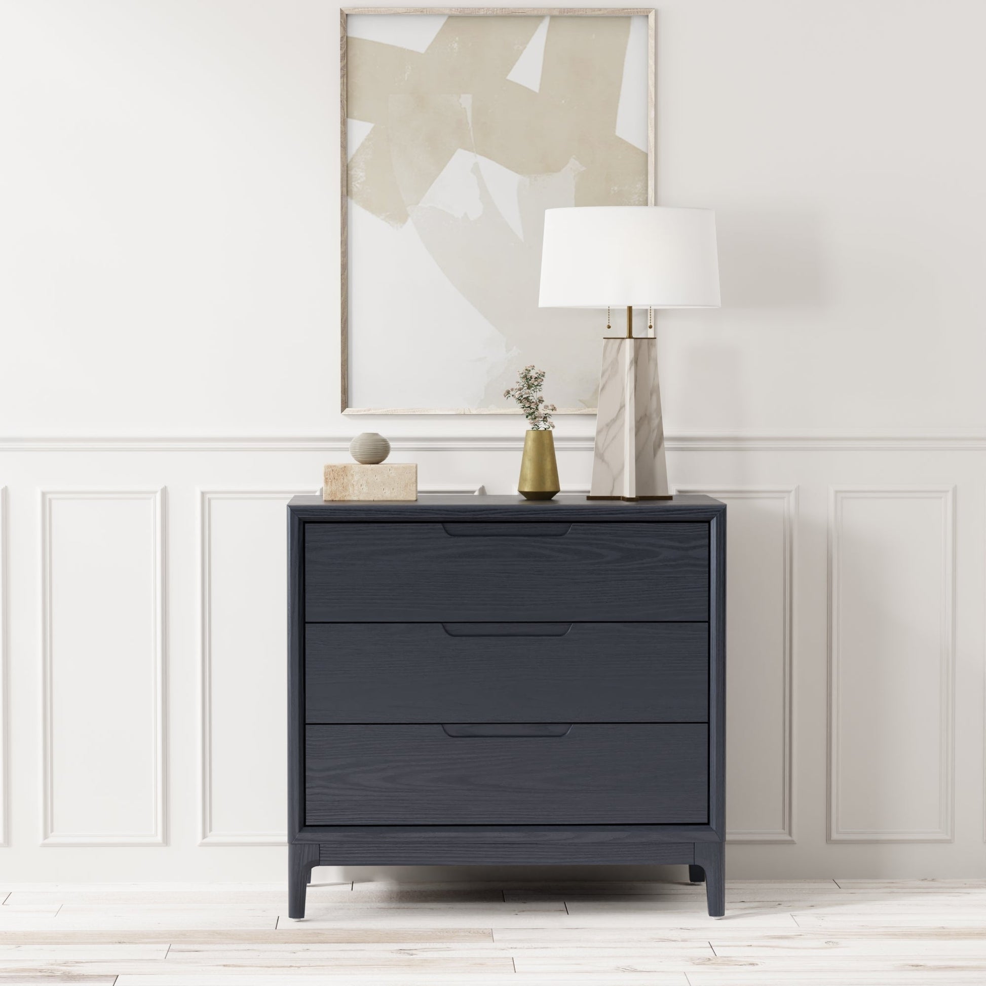 Stylish June Chest in Vintage Black for Modern Bedrooms
