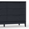 Vintage Black June Dresser - Elegant Storage Solution for Your Bedroom